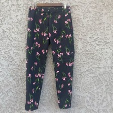 H M Floral Trousers SIZE 4