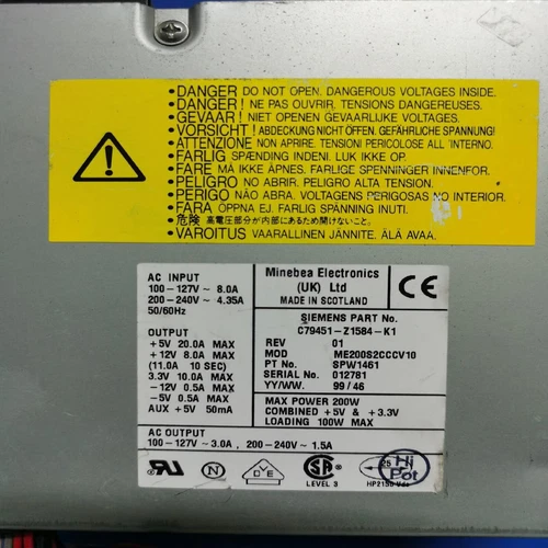 1PC Used Siemens POWER SUPPLY C79451-Z1584-K1 Tested In Good#XR