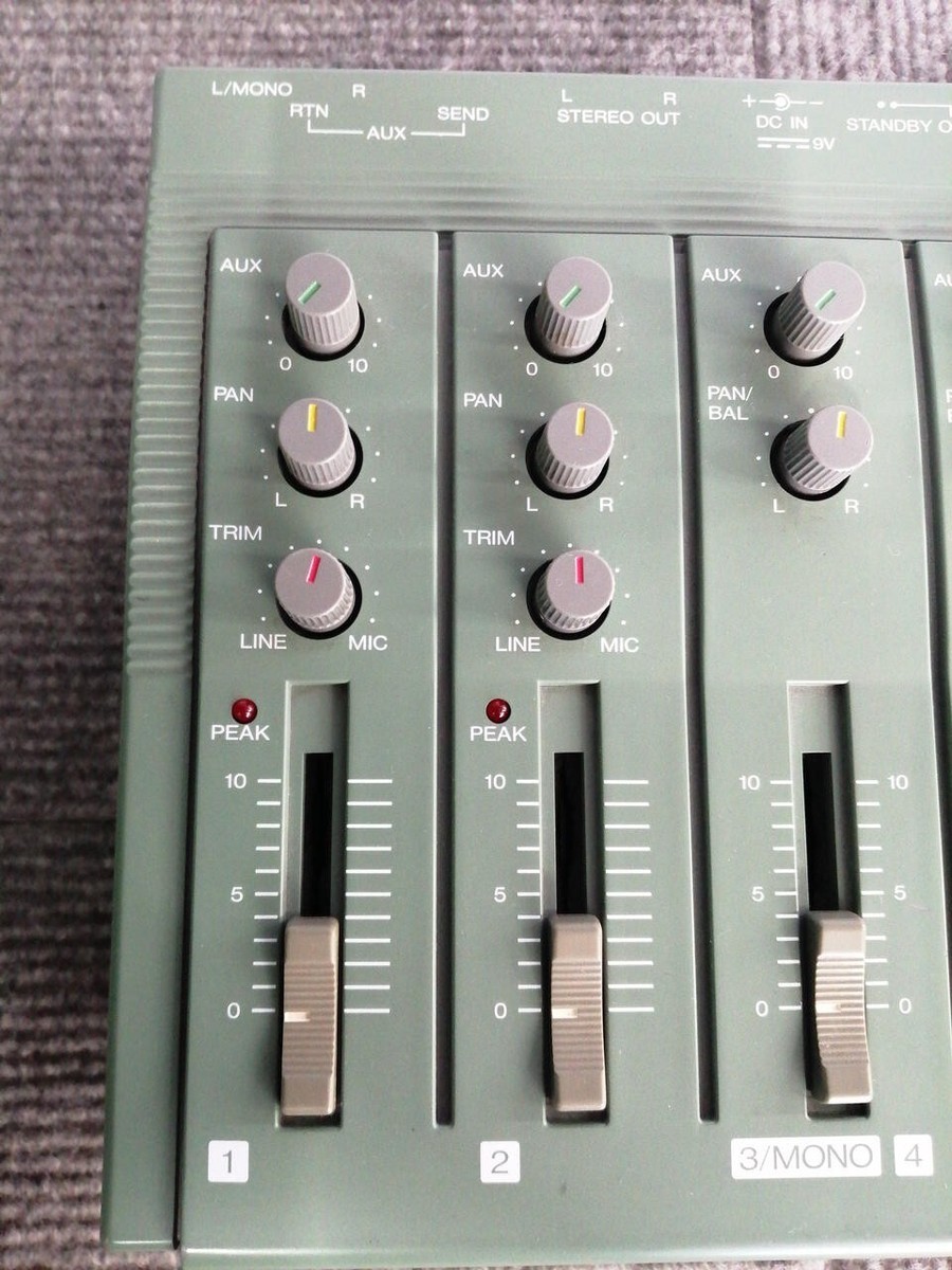 FOSTEX MN06 アナログミキサー　6ch Fostex MN06 Hexamix 6ch Analog Stereo Mixer w/ AC Adapter