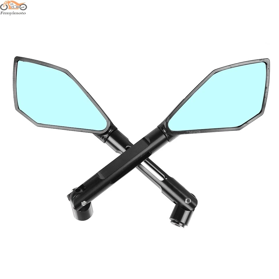 Paire de Rétroviseurs Miroirs Moto Pour Yamaha MT-09 Tracer MT-09 07 03 MT-01 - Photo 4/4
