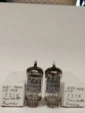 Amperex 7316 Longplate Pair