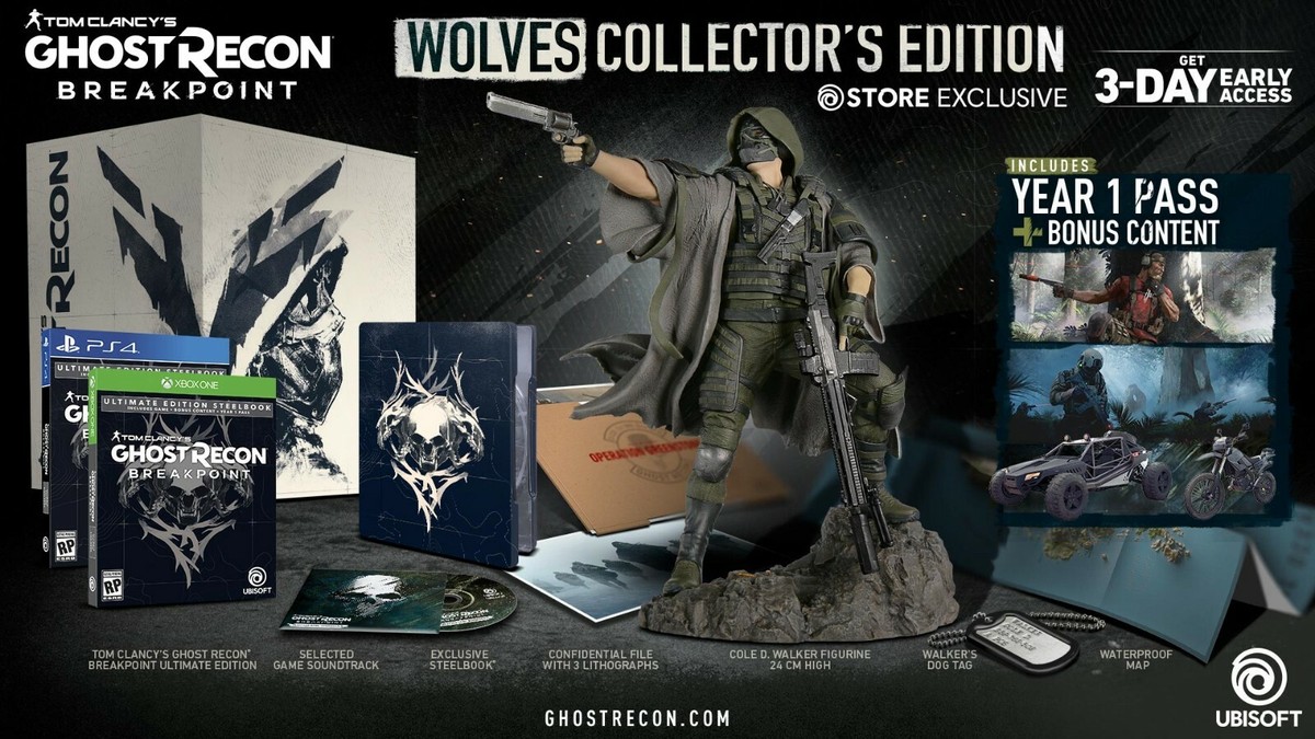 Tom Clancy's Ghost Recon Breakpoint Wolves Collector's Edition