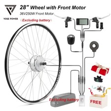 28"(700C )36V 250W Wheel Front Hub Motor Electric Bicycle Ebike Conversion Kit