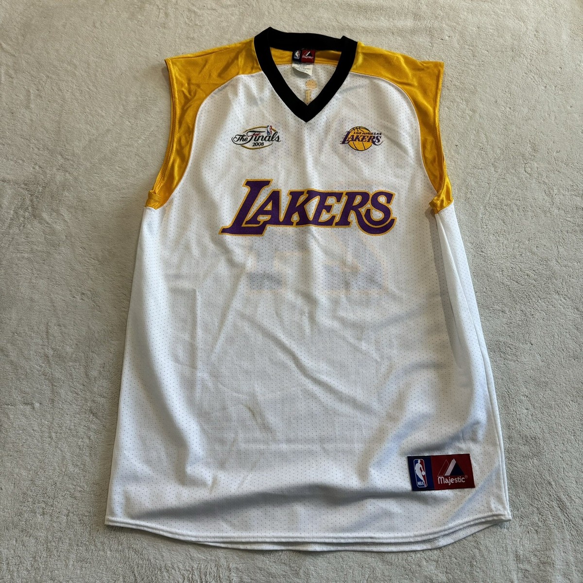 Majestic Kobe Bryant Los Angeles Lakers Jersey Large White