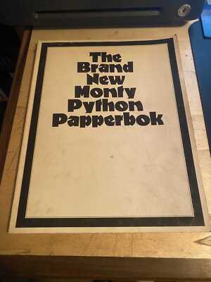 The Brand New Monty Python Papperbok 1970 Good Humour TV PB
