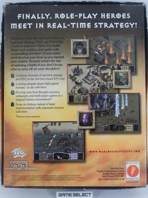 Warlords Battlecry Sur PC - Édition Big Box - SSI - Très Bon état
