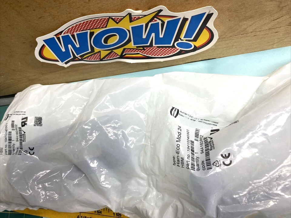 Lot of 2) Harting 19410240301 Han Modular Han-Eco 24B-agg, Panel Mount Base - Image 2 of 4