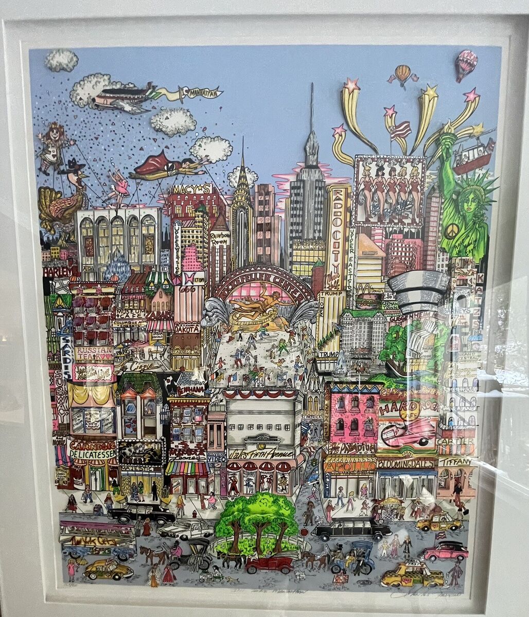 CHARLES FAZZINO 'I'll Take Manhattan' Mixed Media 3-D Signed CHARLES FAZZINO 'I'll Take Manhattan' Mixed Media 3-D Signed