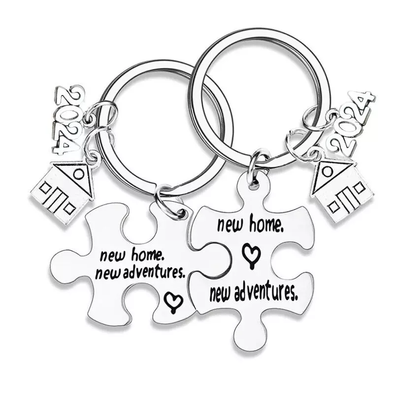 His and hers new home keyring sale