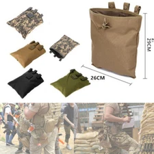 Military Gun Ammo Bag Tactical Magazine Utility Drop Dump Heavy Duty Molle Pouch