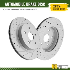 300mm Rear Drilled Brake Rotors For 2015 - 2023 Subaru Outback Legacy WRX STI