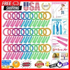 Colorful 30 Pcs Jump Rope Set - Enhance Balance & Fun for Kids and Adults