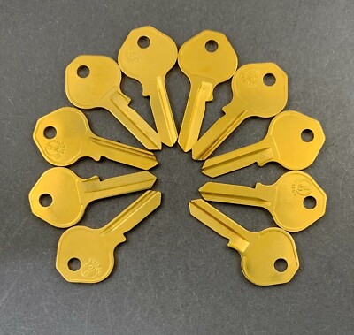 JMA MAS9E Key Blanks For Master Lock - 50 Pack Brass Replacement Keys