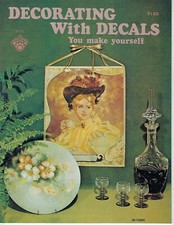 Decorating with Decals You Make Yourself VTG Transfer Art Craft Book Patterns