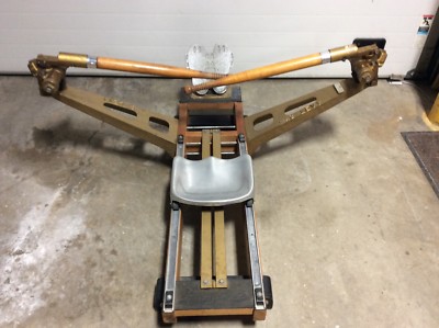 Mac Levy Products Corp Vintage Rowing Machine with drafting Cast Iron ...