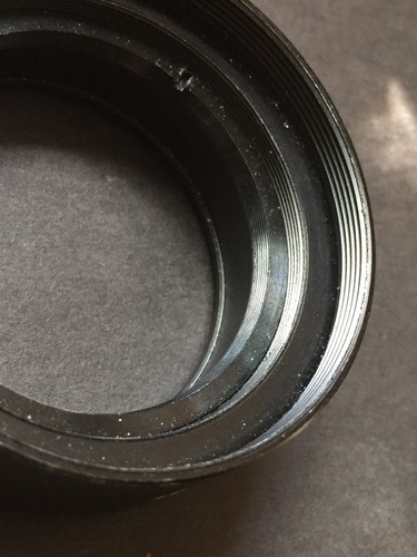 Olympus Microscope Stereozoom Objective Lens Holder 43mm 100 AL 0.62x Blank - Picture 5 of 6