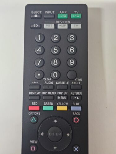 SONY PLAYSTATION 3 PS3 OFFICIAL BLUETOOTH BLURAY IR TV REMOTE CONTROL CECH ZRC1E - Picture 2 of 5