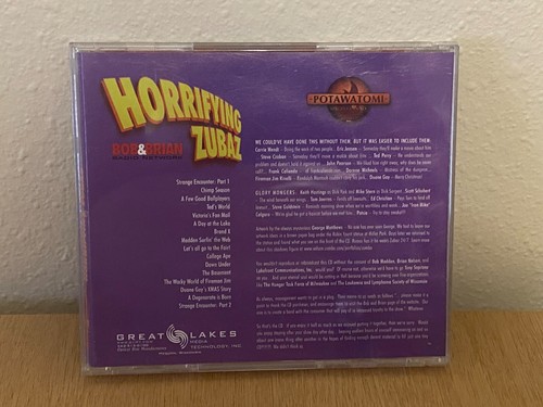 Bob & Brian Horrifying Zubaz Lazer 103 CD Comedy Morning Show Milwaukee Wi Nice! - Picture 3 of 3