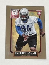 2013 Panini Elite Football #/999 - Ezekiel Ansah RC - Detroit Lions