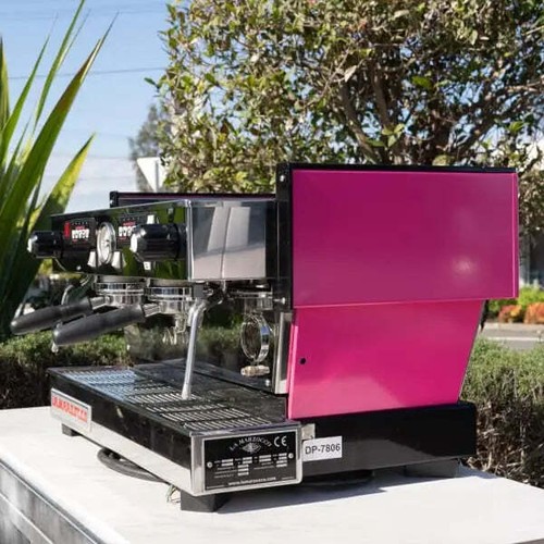 Clean 2 Group Pink La Marzocco Linea Commercial Coffee Machine - Picture 10 of 10