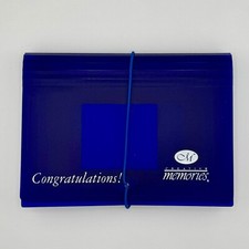 Creative Memories Blue Congratulations Photo File NWT