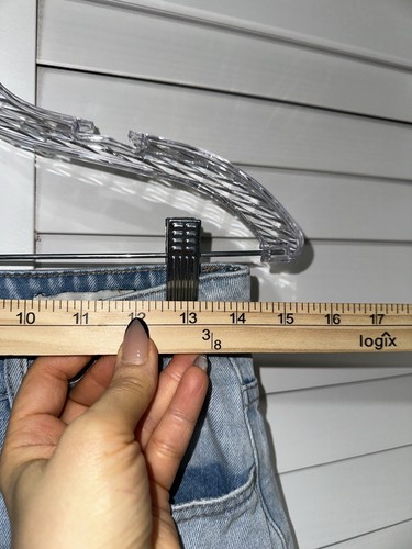 Cotton On Size 6 "Mom Jean" Light Wash Denim Jeans Distressed High Rise Straight - Picture 7 of 9