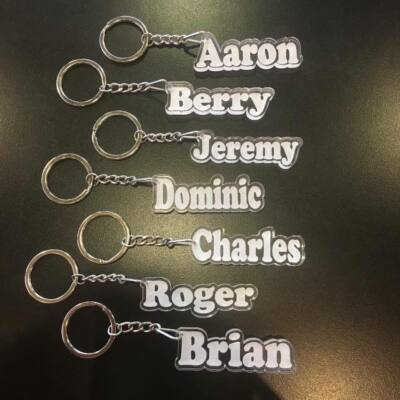 Personalisierter Schlüsselanhänger Keychain Geschenk Schule Party Tütenanhänger