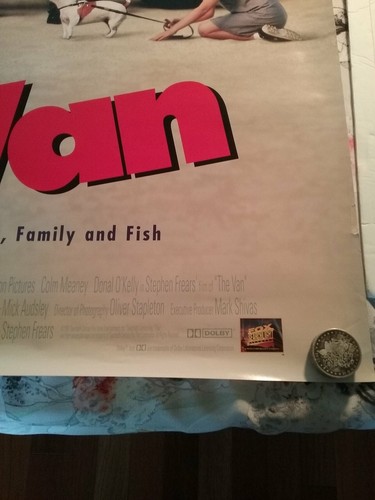 VIdeo MOVIE POSTER "The Van" Original One Sheet Rolled 1996 Eric Clapton b-4 #30 - Picture 3 of 6