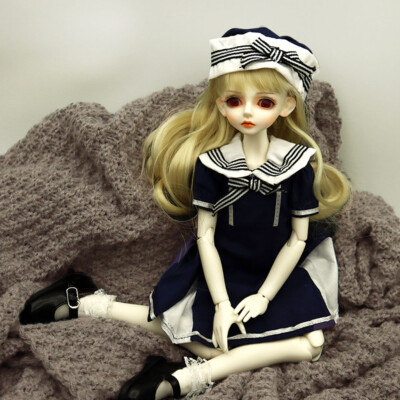 1/4 BJD Doll Beauty Girl Ball Jointed Dolls Full Set Eyes Face Makeup Toy Gifts