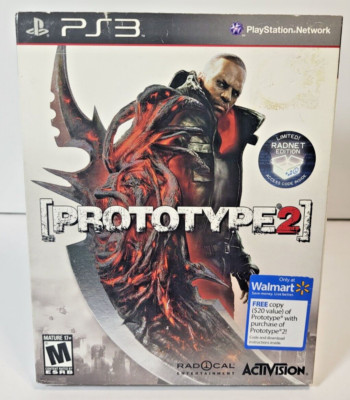 Prototype 2 PS3 Radnet Edition Prototype 1 Download New Sealed w/ Sleeve