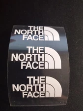 3" INCH - Three North Face Logo Iron On Decals / FREE SHIPPING in the US