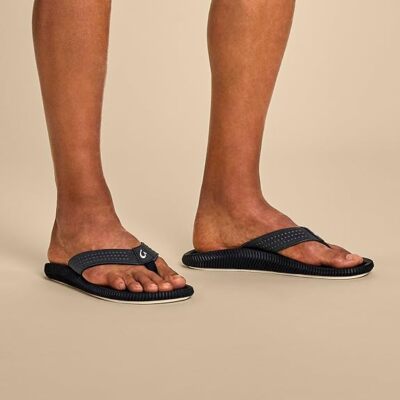 OLUKAI Ulele Men\'s Water Ready Beach Sandals 10435-4040 Black Size 13 Olukai Ulele Men main image 4