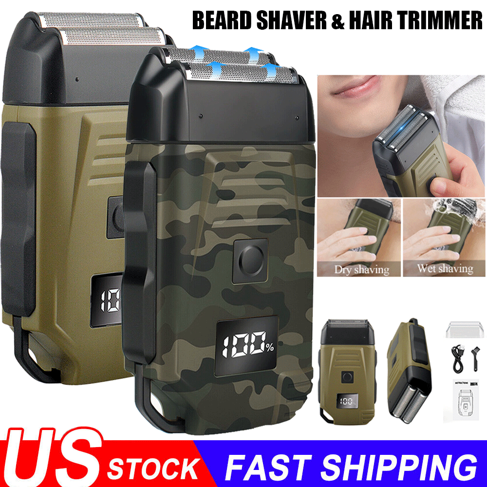 2025 Men's Electric Shaver Trimmer Razor Recharge Hair Beard Shaving Machine USA