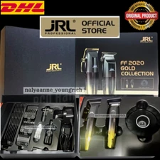 JRL Professional Combo Hair Clipper, Trimmer, Charging Dock Limited Edition GOLD