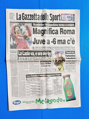 La Gazzetta Dello Sport Du 19 Avril 2004 - Une édition Collector Avec Valentino Rossi, Maradona, Roma, Milan, Juventus