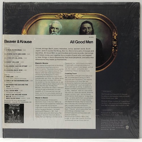 Beaver & Krause-All Good Men-Warner Bros 2624-ELECTRONIC WLP PROMO - Imagen 2 de 5