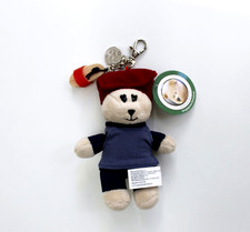 Starbucks 2025 Bearista Bear Singapore Chinese Culture Plush Keychain w/ Charms