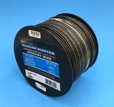 DEKA 14 AWG BLACK Marine Tinned Copper Boat Stranded Wire 100 Feet Made in USA