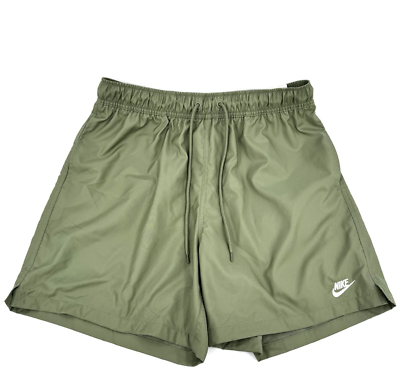 Nike Men's Club 6'' Woven Flow Shorts Oil Green Size Large