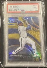 2022 Panini Select #MS11 Adolis Garcia Moon Shots Gold #03 /10