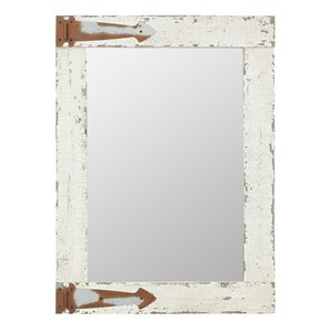 Wall Mirror Farmhouse Rustic Western Distressed Wood Frame ...