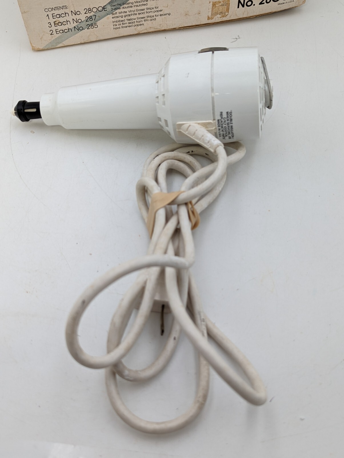 KOHINOOR Electric Eraser Erasing System No. 2800E Rapidograph Lead /Ink eBay