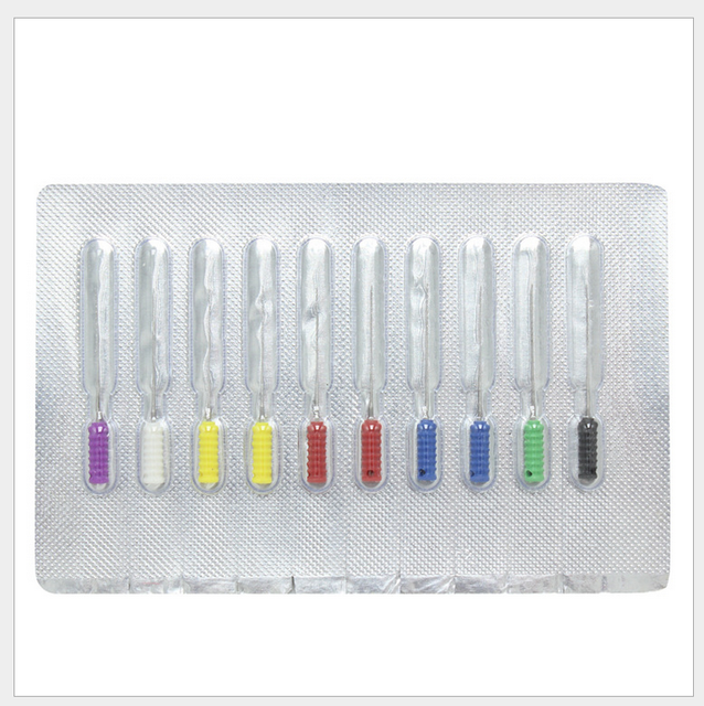 1 Set Dental Barbed Broaches Root Canal Endodontic Needles Files All