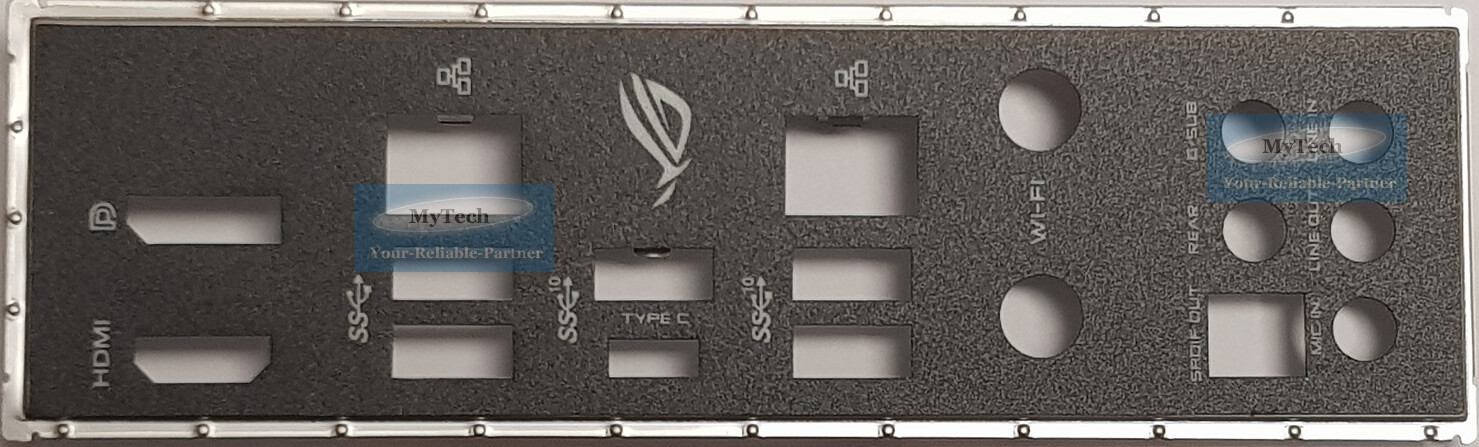 ASUS I/O IO SHIELD BLENDE BRACKET STRIX H370-I GAMING, ROG STRIX H370-I ...