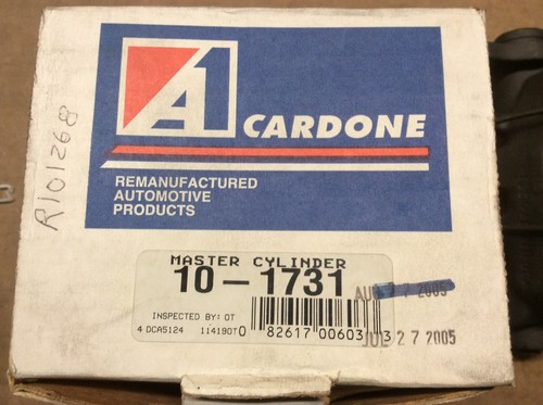 A1 Cardone 10-1731 Remanufactured Brake Master Cylinder - Picture 2 of 9