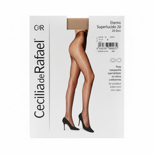 Cecilia de Rafael Tights Eterno Superlucido 20 Denier Large Sheer Beige