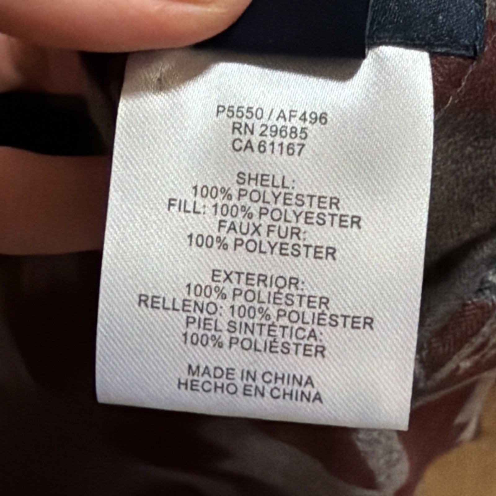 Pendleton Reversible Winter Jacket Coat Plush Bla… - image 5