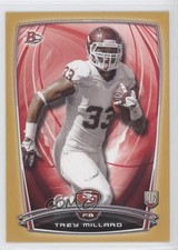 2014 Bowman Rookies Gold 285/399 Trey Millard #91 1x9