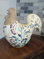 Vintage Pierre Deux French Country Pottery Rooster Stoneware Farmhouse Chic