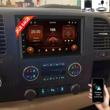Car Radio For Chevy Silverado 2007-2013 1500 2500HD 3500HD CarPlay GPS Stereo